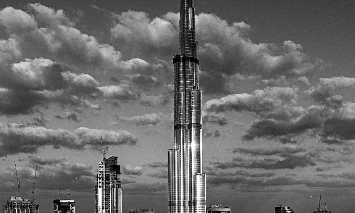 Dubai skyline and business district