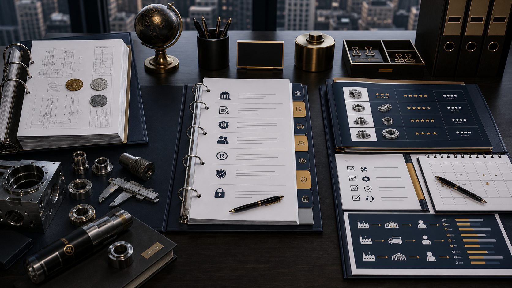 German engineering proof compared with U.S. buyer criteria, service, compliance, and shortlist material