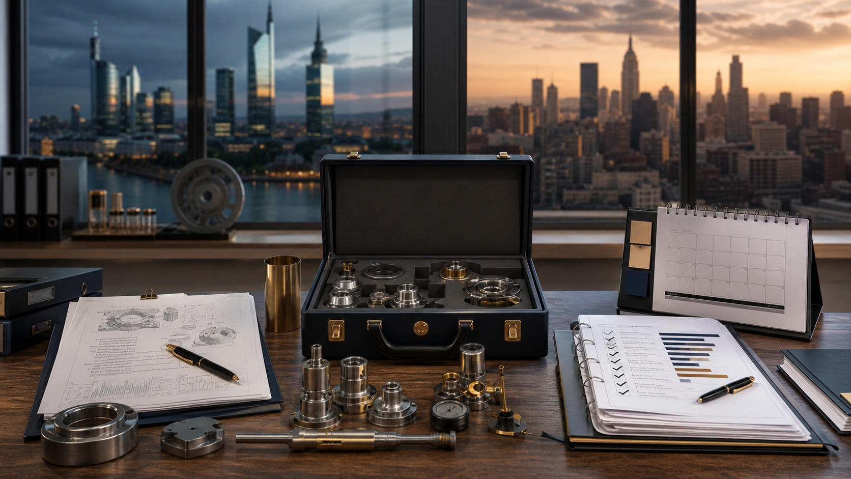 German technical binder rebuilt into US-facing sales material for procurement buyers