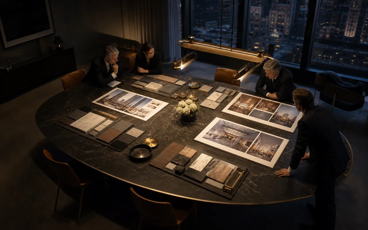 Executive global marketing workspace with portfolio brands, market signals, and quarterly work rhythm